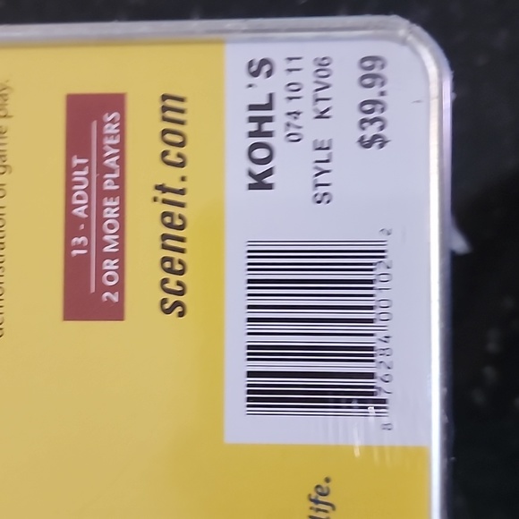 Scene it? Tv Edition Board game new sealed - Picture 5 of 5